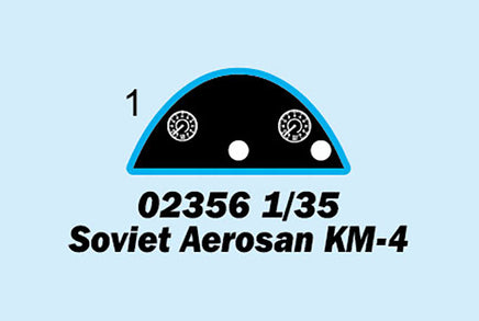 1/35 Trumpeter Soviet Aerosan KM-4 - 2356