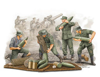 1/35 Trumpeter German s.FH 18 Field Howitzer Gun Crew Ammo Supplied Team - 00426
