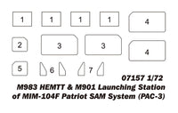 1/72 Trumpeter M983 Tractor with AN/TPY-2 X Band Radar - 07177