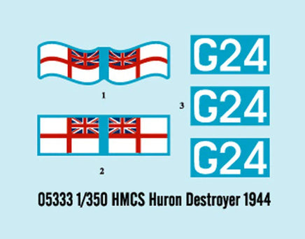 1/350 Trumpeter HMCS Huron Destroyer (1944) - 05333 - MPM Hobbies