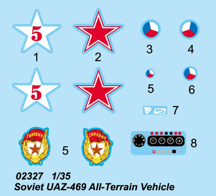 1/35 Trumpeter Soviet UAZ-469 All-Terrain Vehicle - 2327