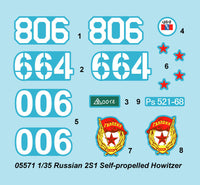 1/35 Trumpeter Russian 2S1 Self-Propelled Howitzer - 05571