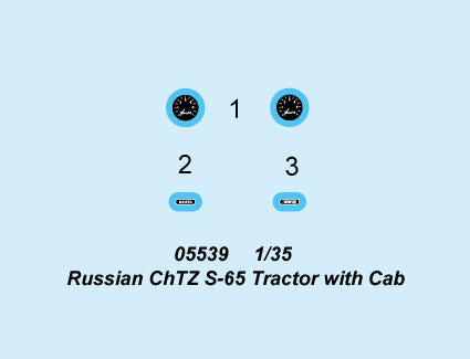 1/35 Trumpeter Russian ChTZ S-65 Tractor with Cab - 05539