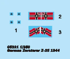 1/350 Trumpeter German Zerstorer Z-25 (1944) - 05321 - MPM Hobbies