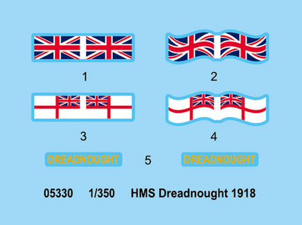 1/350 Trumpeter HMS Dreadnought 1918 - 05330