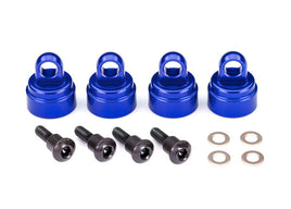 Traxxas Shock Caps Aluminum (Blue) 3767A