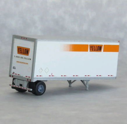 N Scale Trainworx Yellow 28′ Trailer Road #202735 -42885-01 - MPM Hobbies