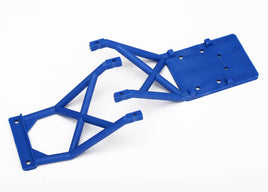 Traxxas Skid Plates Front & Rear (Blue) 3623X