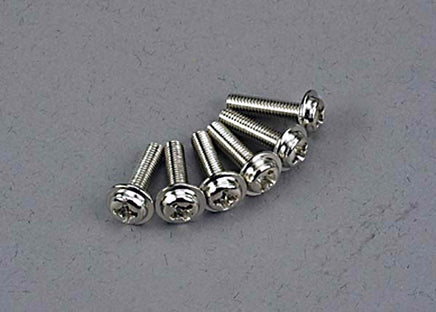 Traxxas Screws 3x12mm Washerhead 3186