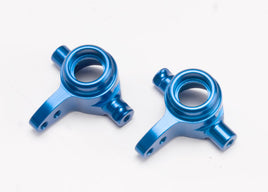 Traxxas Steering Blocks 6061-T6 Aluminum (Blue) 6837X