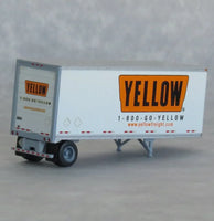 N Scale Trainworx Yellow 28′ Trailer Road #117753 - 42885-04 - MPM Hobbies