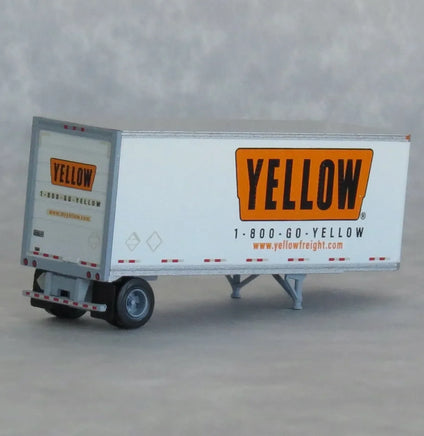 N Scale Trainworx Yellow 28′ Trailer Road #117753 - 42885-04 - MPM Hobbies