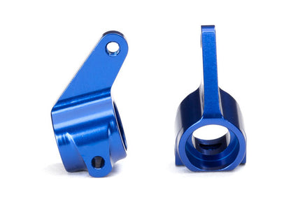 Traxxas Steering Blocks Rustler Aluminum Blue 3636A