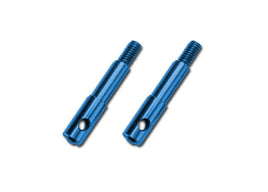 Traxxas Wheel Spindles Front (Blue) 5537X