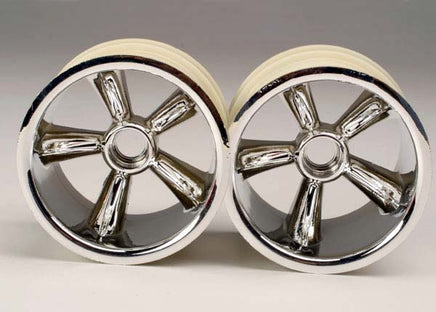 Traxxas Pro-Star Chrome Wheels Front (2) 4174