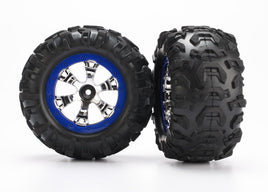 Traxxas Blue Beadlock Style Wheels 7274