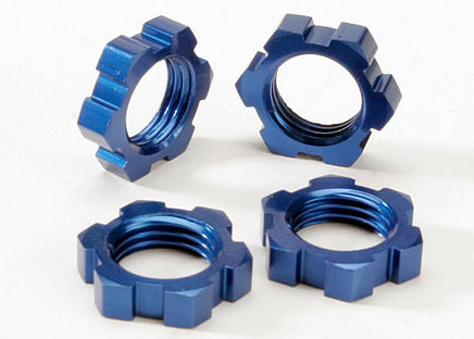 Traxxas Wheel Nuts Splined 17mm (Blue) 5353