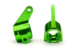 Traxxas Steering Blocks Rustler Aluminum Green 3636G