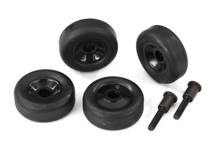 Traxxas Wheels 4 Axles 2 For Wheelie Bar 4976