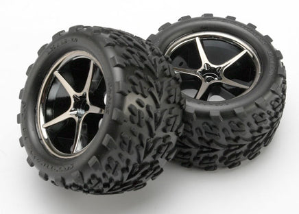 Traxxas Gemini Black Chrome Wheels 7174A