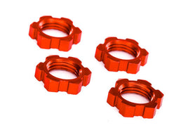 Traxxas Wheel Nuts Splined 17mm Serrated (Red) 7758R