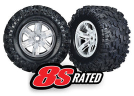 Traxxas X-Maxx Satin Chrome Wheels 7772R