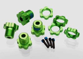 Traxxas Wheel Hubs Splined 17mm (Green) 5353G