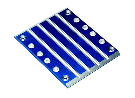 Traxxas Skid Plate Transmission T6 Aluminum (Blue) 4947X