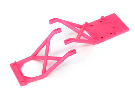 Traxxas Skid Plates Front & Rear (Pink) 3623P