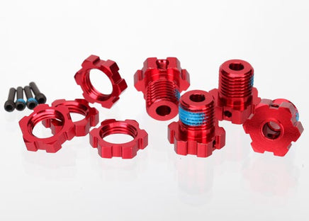 Traxxas Wheel Hubs Splined 17mm (Red) 5353R