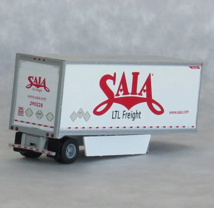 N Scale Trainworx SAIA 28′ Trailer Road #290228 - 42892-05 - MPM Hobbies