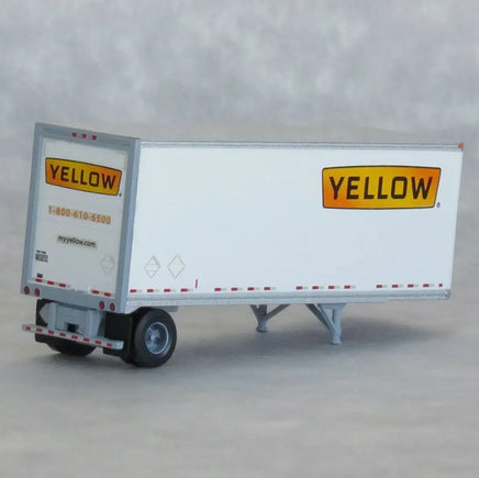 N Scale Trainworx Yellow 28′ Trailer Road #130568 - 42885-07 - MPM Hobbies