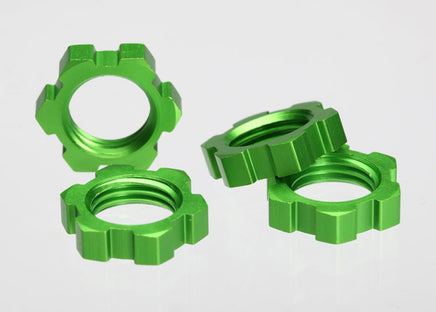 Traxxas Wheel Nuts Splined 17mm (Green) 5353A