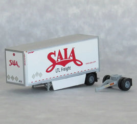 N Scale Trainworx SAIA 28′ Trailer Road #290228 - 42892-05 - MPM Hobbies