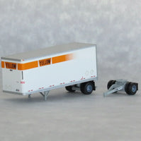 N Scale Trainworx Yellow 28′ Trailer Road #123862 - 42885-02 - MPM Hobbies