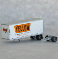 N Scale Trainworx Yellow 28′ Trailer Road #117753 - 42885-04 - MPM Hobbies