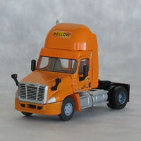 N Scale Trainworx Yellow Freightliner Cascadia Road #47505 - 42585-03