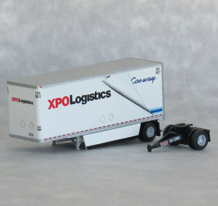 N Scale Trainworx XPO/Conway 28′ Trailer Road #3335017 - 42891-04 - MPM Hobbies