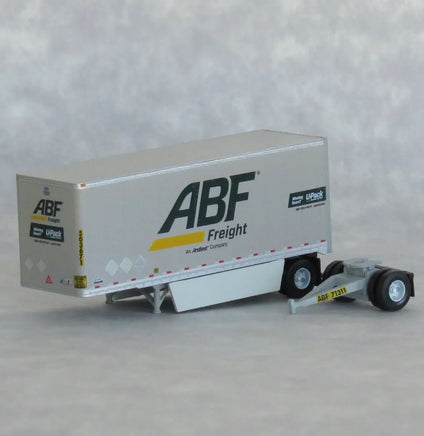 N Scale Trainworx ABF 28′ Trailer Road #82614 - 42893-07 - MPM Hobbies