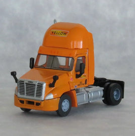 N Scale Trainworx Yellow Freightliner Cascadia Road #47519 - 42585-04