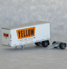 N Scale Trainworx Yellow 28′ Trailer Road #118002 - 42885-06 - MPM Hobbies