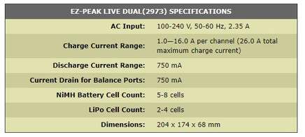 Traxxas EZ Peak Live Dual Charger with iD 2973