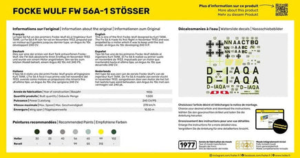 1/72 Heller Focke Wulf FW 56A-1 Stösser - MPM Hobbies