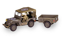 1/35 Heller US 1/4 Ton Truck 'n Trailer