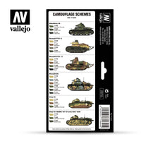 Vallejo 17ml Set of 8 French Camo Colors Pre-War & WWII - 71644