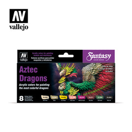 Vallejo 17ml Set of 8 Aztec Dragons - 72306