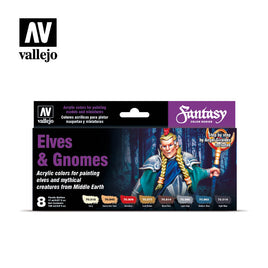 Vallejo Set of 8 (17ml) Elves & Gnomes - 70242