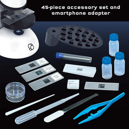 Thames & Kosmos Essential STEM Microscope w/Smartphone Adapter 678005