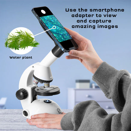 Thames & Kosmos Essential STEM Microscope w/Smartphone Adapter 678005