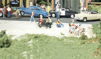 O Scale Woodland People Sitting 2759